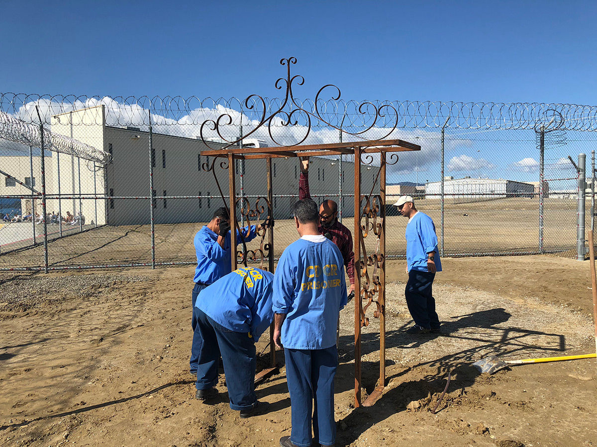 Avenal State Prison garden